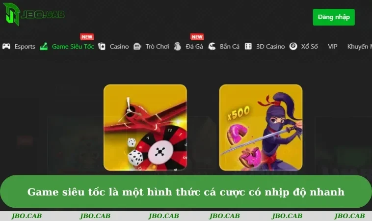 game sieu toc la mot hinh thuc ca cuoc co nhip do nhanh Game siêu tốc là một hình thức cá cược có nhịp độ nhanh