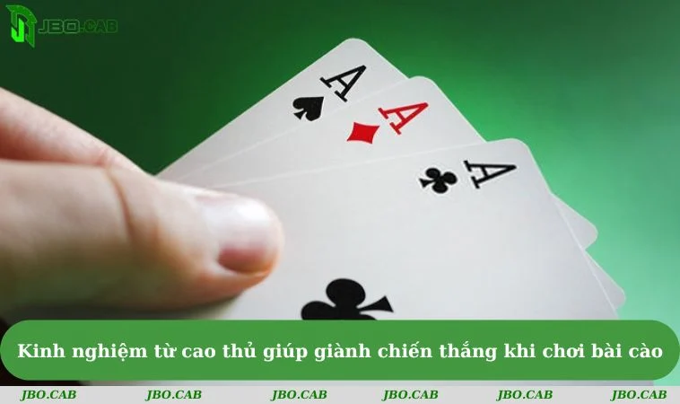 kinh nghiem tu cao thu giup gianh chien thang khi choi bai cao Kinh nghiệm từ cao thủ giúp giành chiến thắng khi chơi bài cào