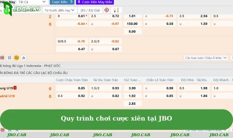 quy trinh choi cuoc xien tai jbo Quy trình chơi cược xiên tại JBO