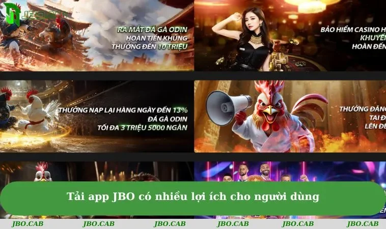 tai app jbo co nhieu loi ich cho nguoi dung Tải app JBO có nhiều lợi ích cho người dùng