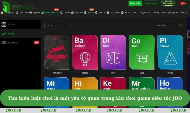 tim hieu luat choi la mot yeu to quan trong khi choi game sieu toc jbo Tìm hiểu luật chơi là một yếu tố quan trọng khi chơi game siêu tốc JBO